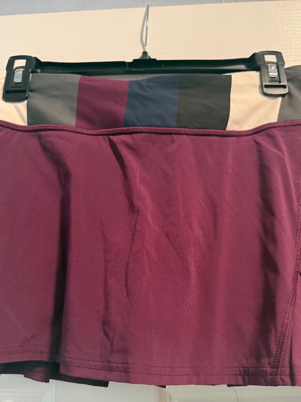 Rare Lulu Pace Rival Skirt Color Block waistband, Sz 6R